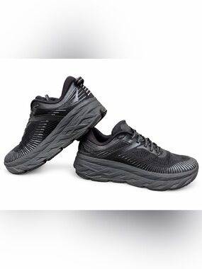 HOKA Bondi 7 Women’s 8 Black/Black Running Shoes